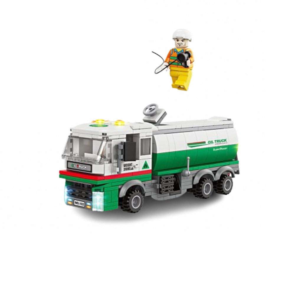 Lego Toy Oil Tanker Truck - Yorkn Inc✅