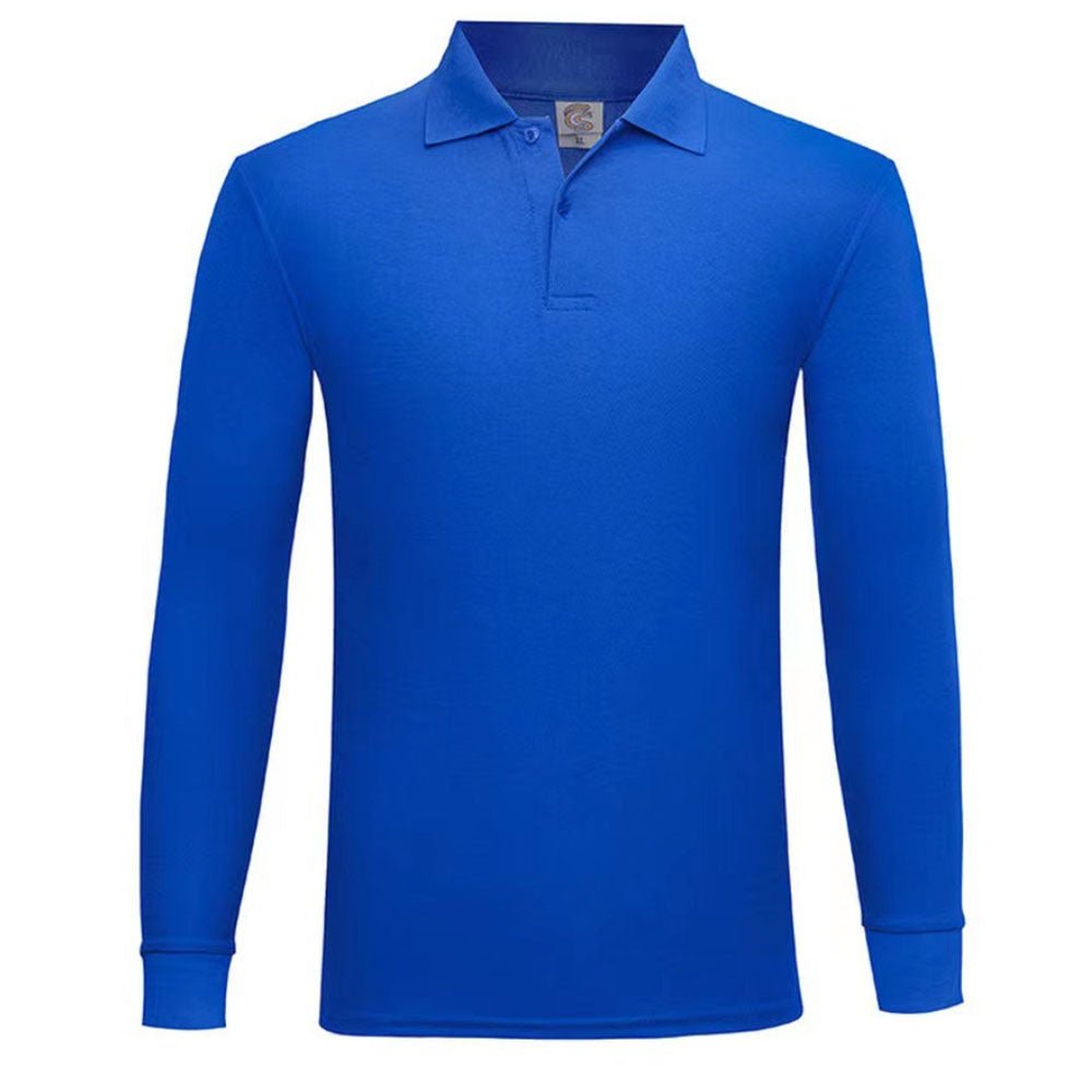 Long Sleeve Polo Shirt - Yorkn Inc✅