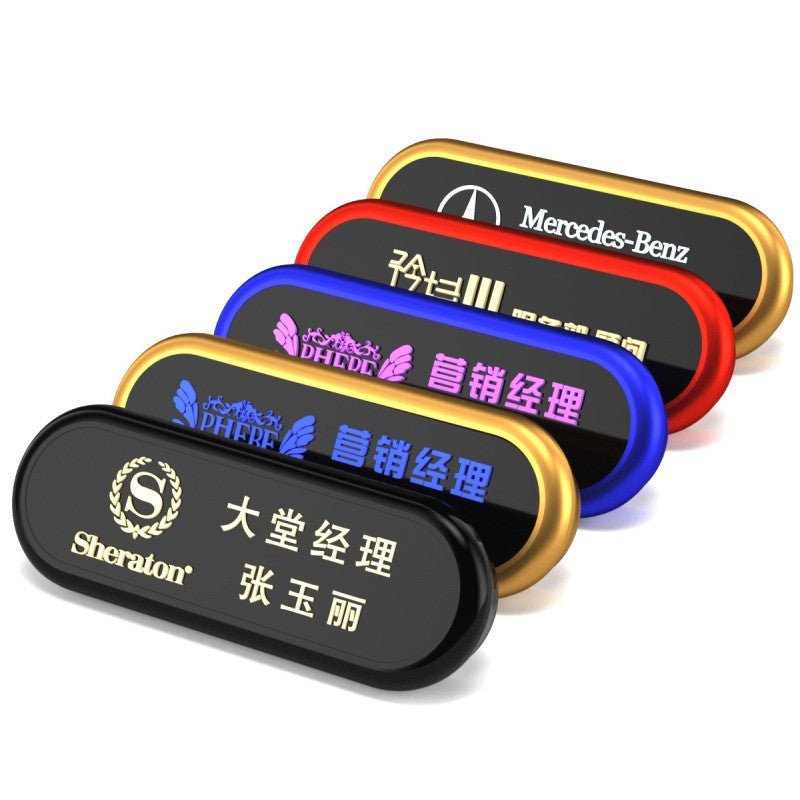 Luminous Name Badge - Yorkn Inc✅