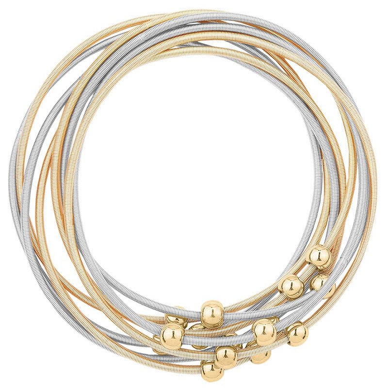Multi Strand Stackable Elastic Bracelet - Yorkn Inc✅