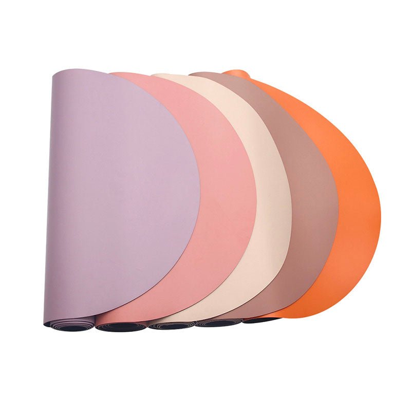 Oval Pu Rubber Anti-slip Yoga Mat - Yorkn Inc✅