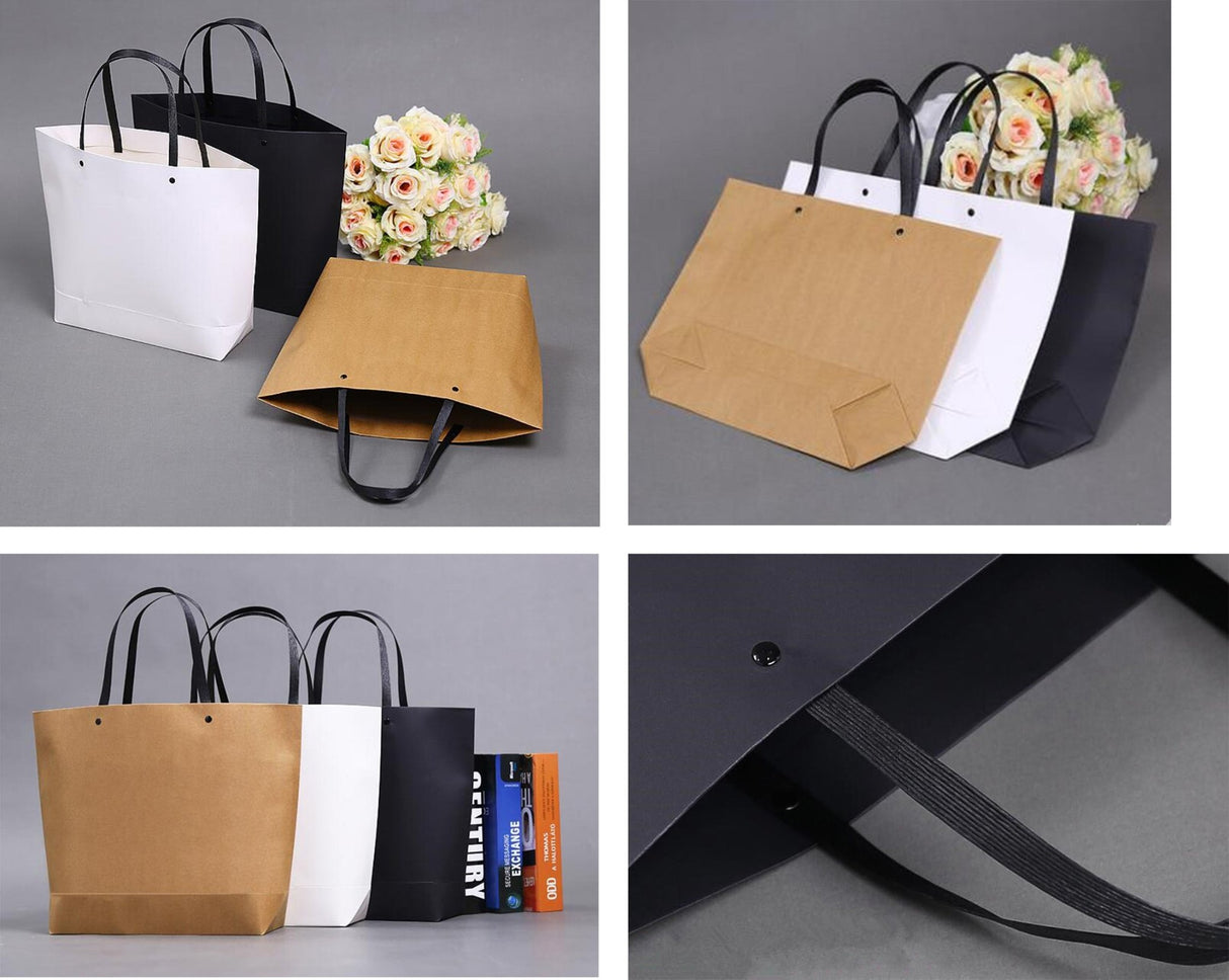 Paper Bags With Handles For Shopping - Yorkn Inc✅