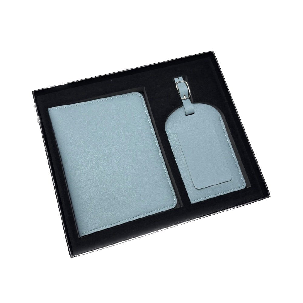 Passport Bag And Luggage Tag Gift Box Set - Yorkn Inc✅