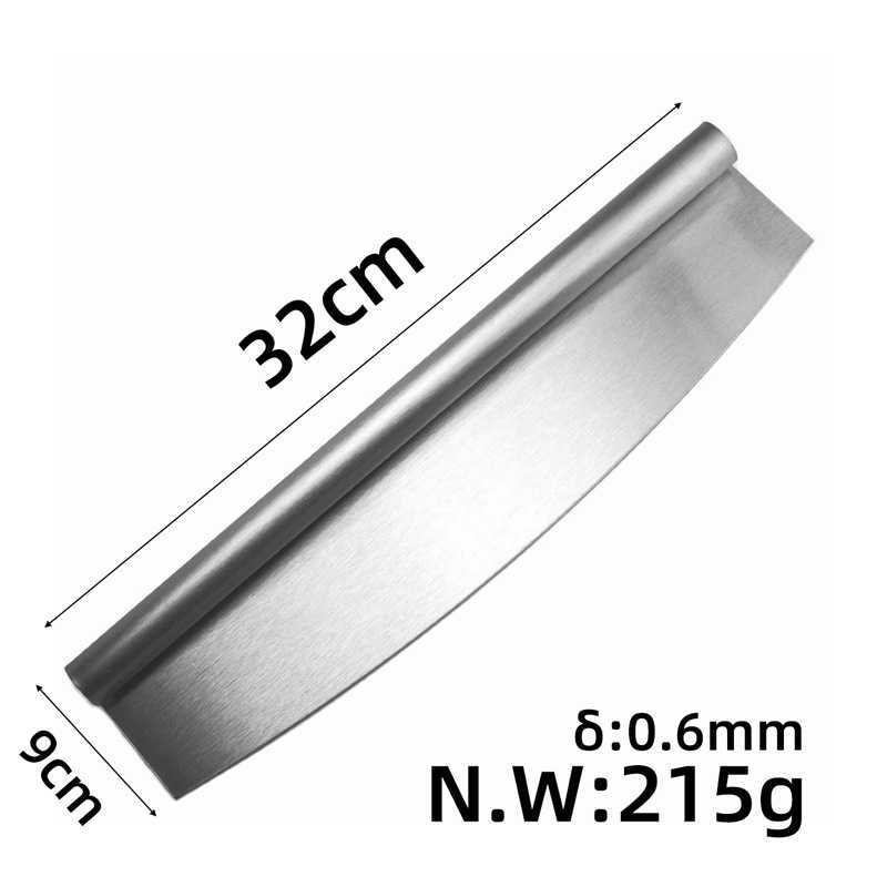 Pizza Cutter Rocker Type Stainless Steel - Yorkn Inc✅