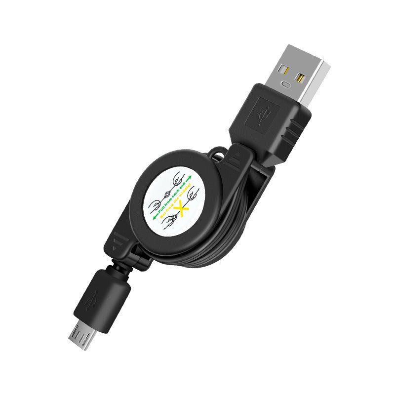 Retractable Charging Cord - micro Usb - Yorkn Inc✅