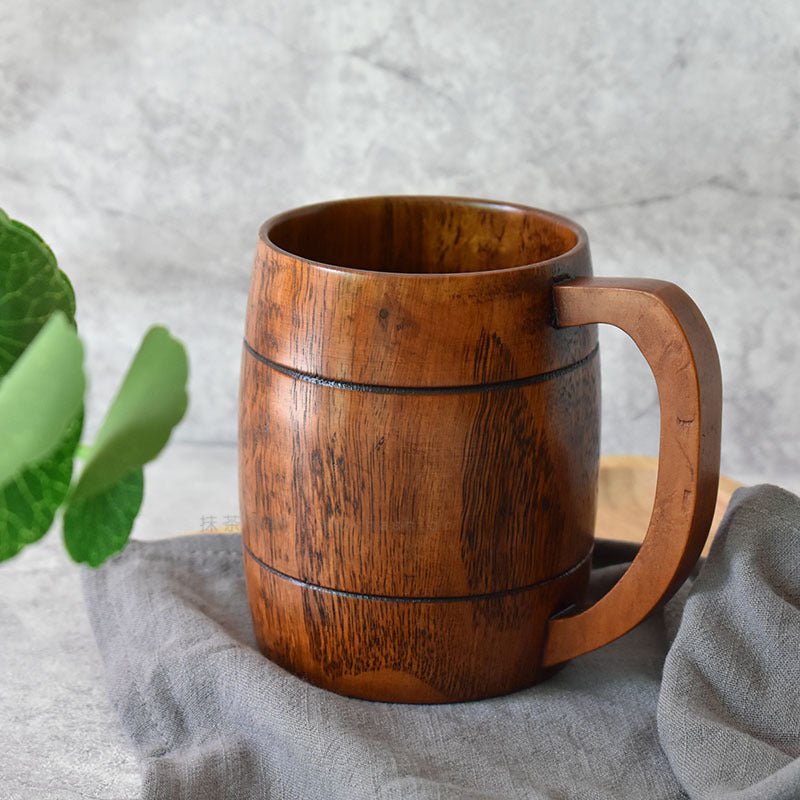 Retro Wooden Mug Beer Mug - Yorkn Inc✅
