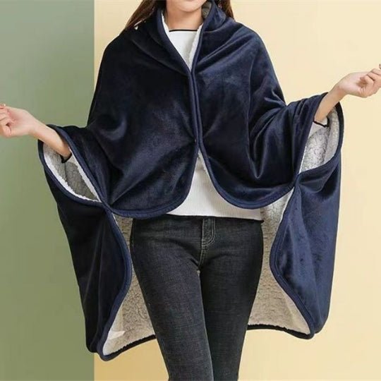 Reversible Sherpa Flannel Throw Blanket - Yorkn Inc✅