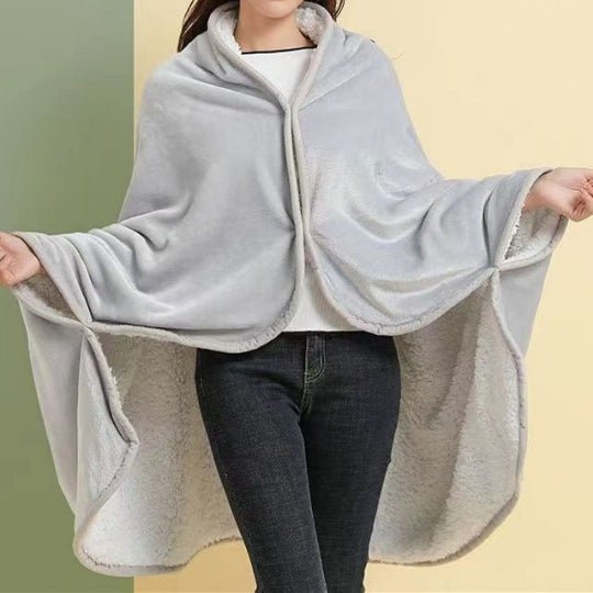 Reversible Sherpa Flannel Throw Blanket - Yorkn Inc✅
