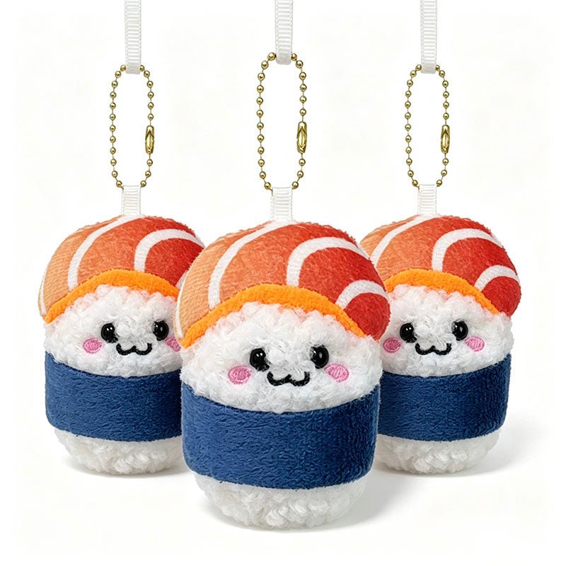 Salmon Sushi Plush Keychain - Yorkn Inc✅
