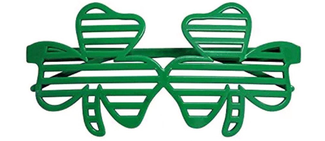 Shamrock Holiday Glasses - Yorkn Inc✅