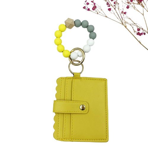 Silicone Beads Bracelet With Cards Wallet - Yorkn Inc✅