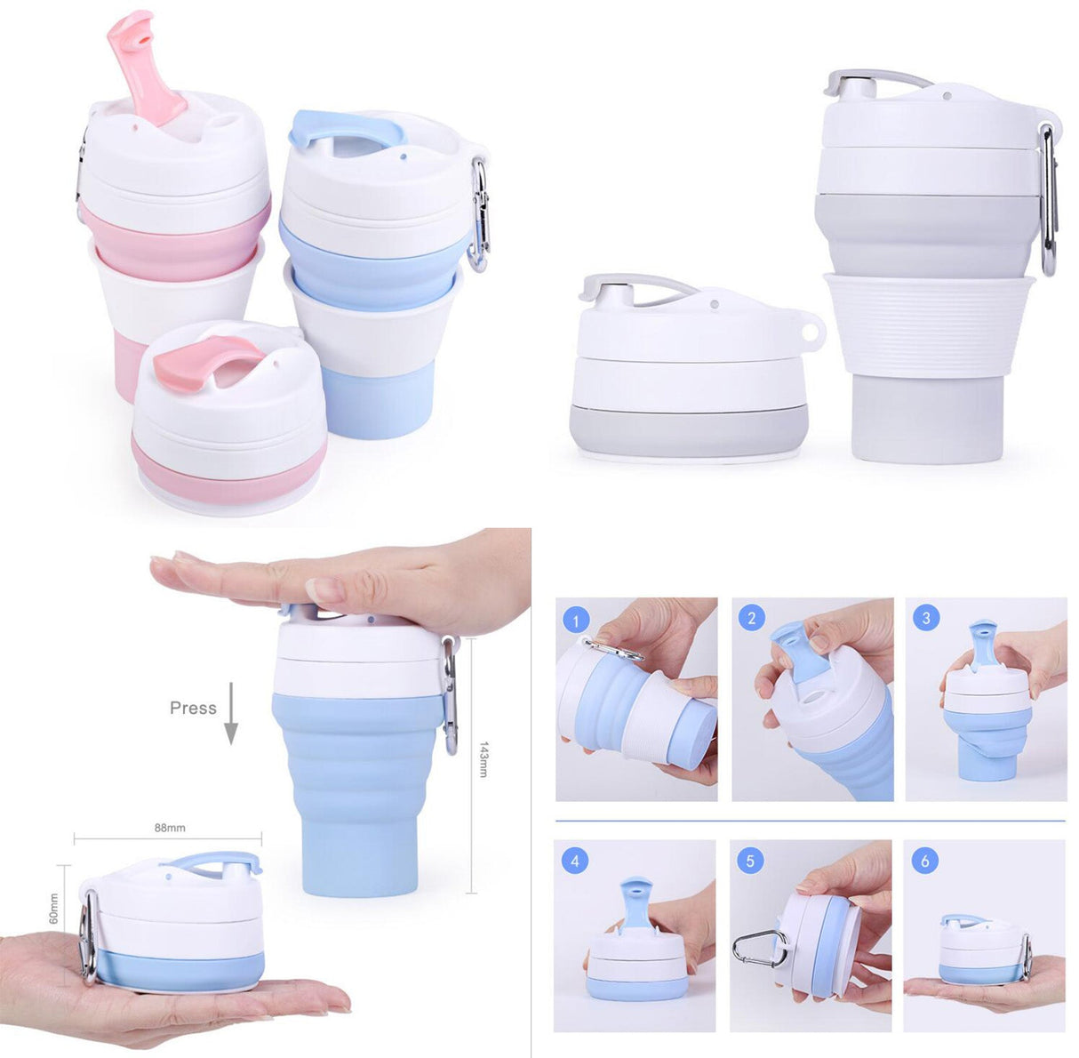 Silicone Collapsible Coffee Cup - Yorkn Inc✅