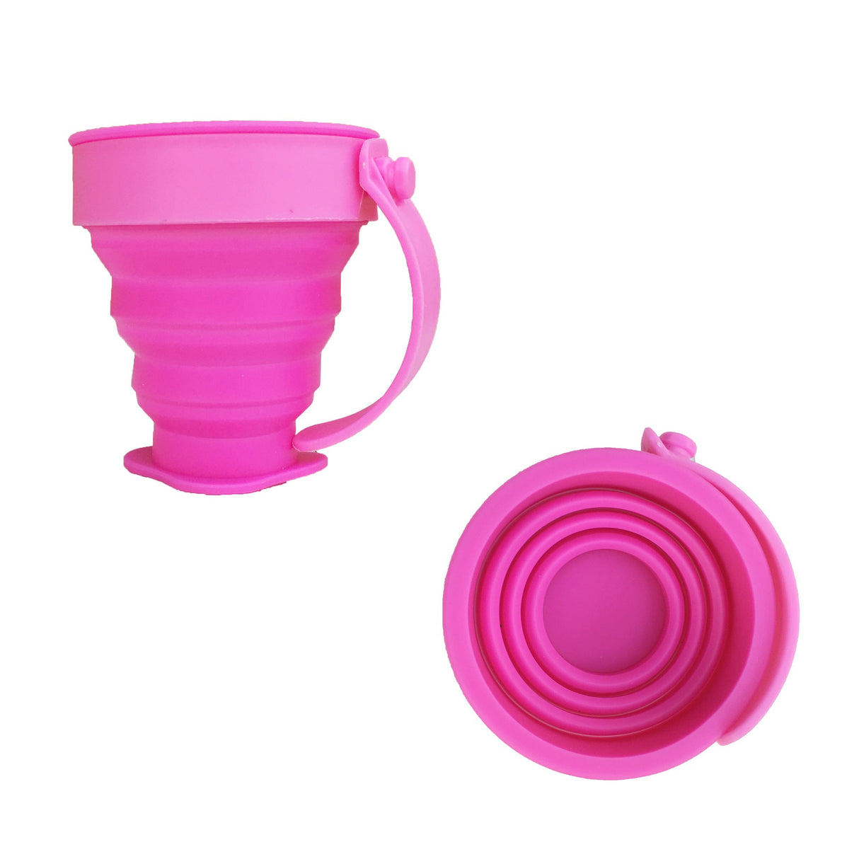 Silicone Collapsible Cup With Handle - Yorkn Inc✅