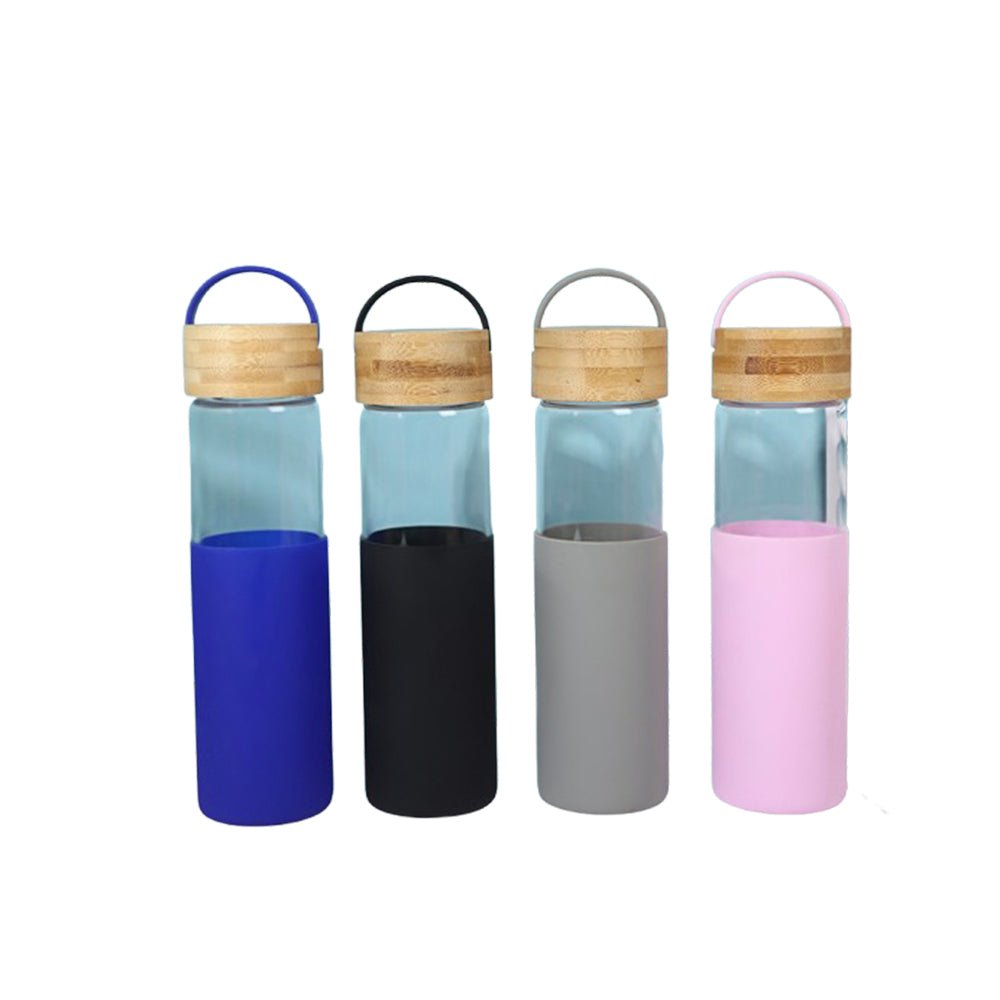Silicone Glass Portable Handheld Water Cup - Yorkn Inc✅