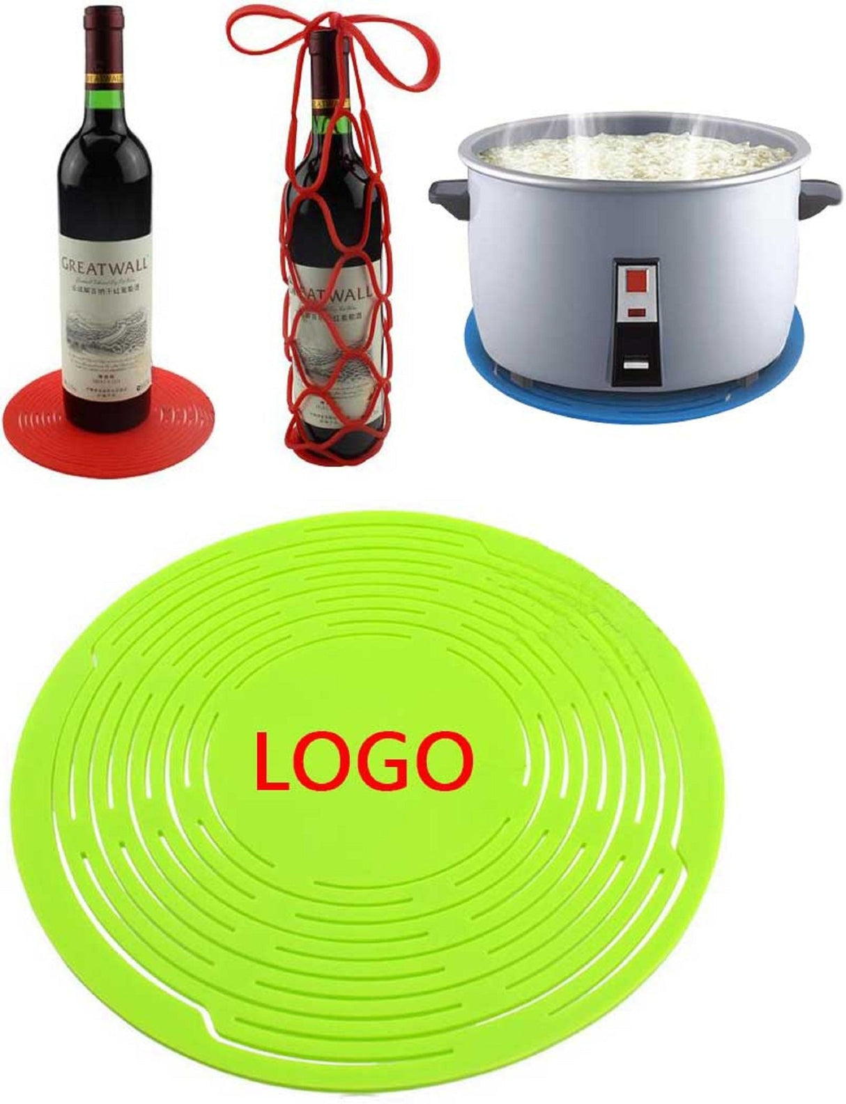 Silicone Wine Bottle Carrier Holder - Yorkn Inc✅