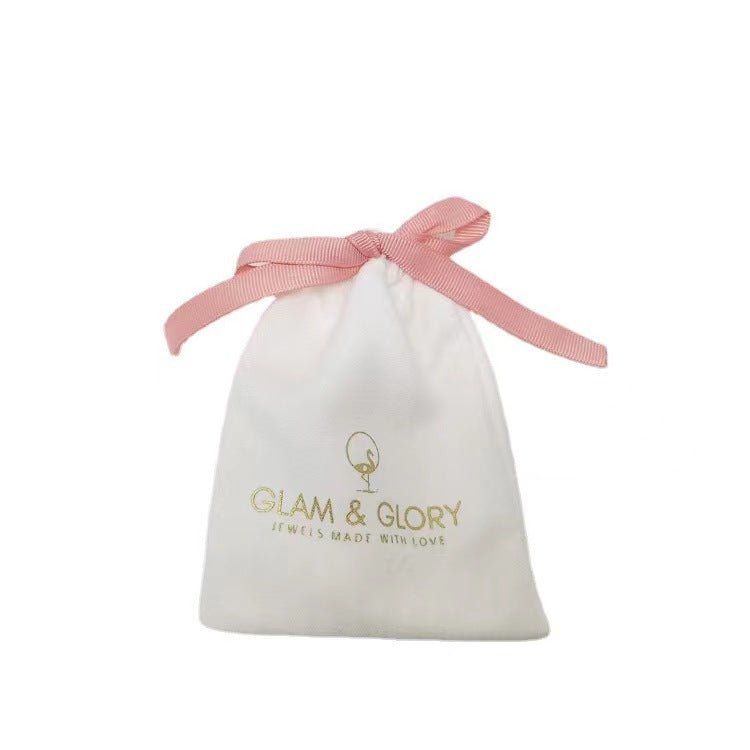 Soft Velvet Jewelry Pouches Ribbon Decor - Yorkn Inc✅