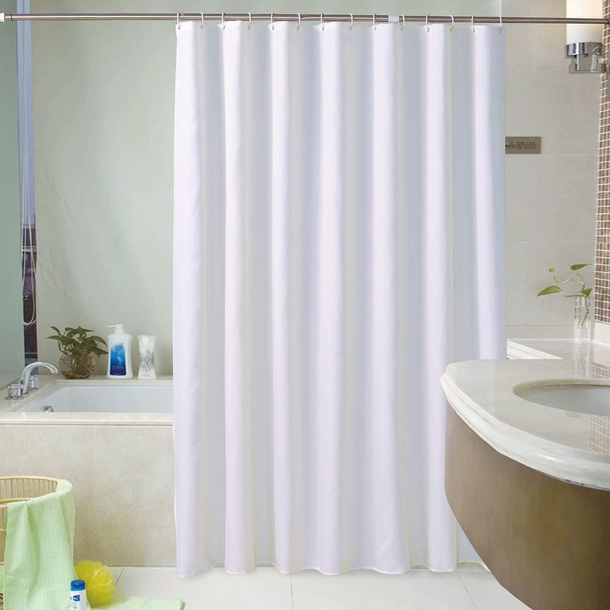 Solid Color Shower Curtain - Yorkn Inc✅