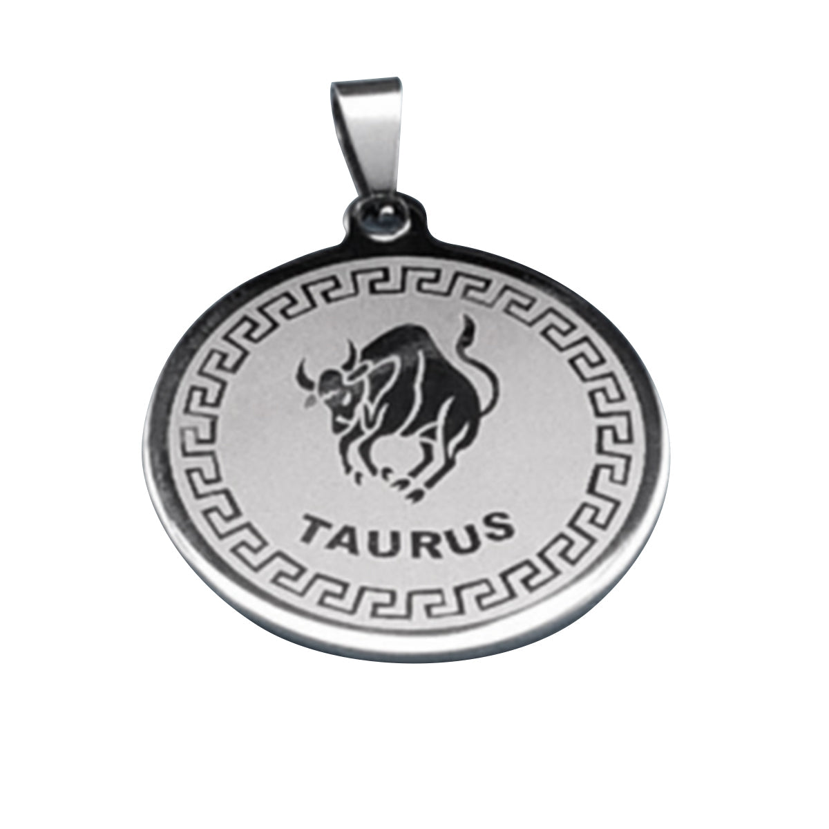 Stainless Steel Necklace Round Pendant - Yorkn Inc✅