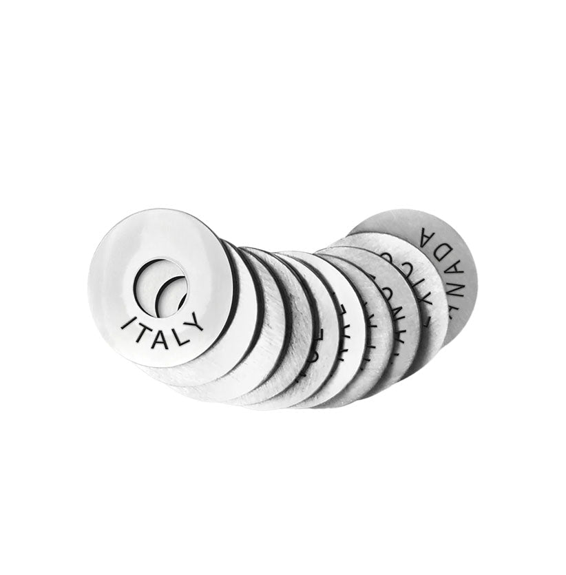 Stainless Steel Round Charm - Yorkn Inc✅