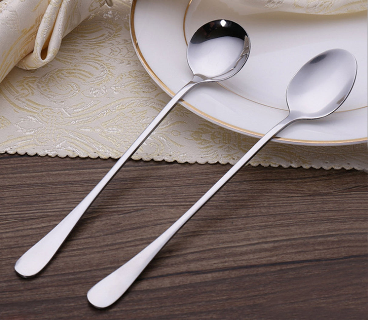 Stainless Steel Soup Spoon - Yorkn Inc✅