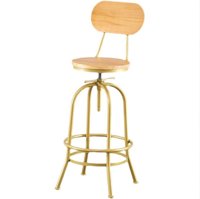 Swivel Bar Stool With Backrest - Yorkn Inc✅