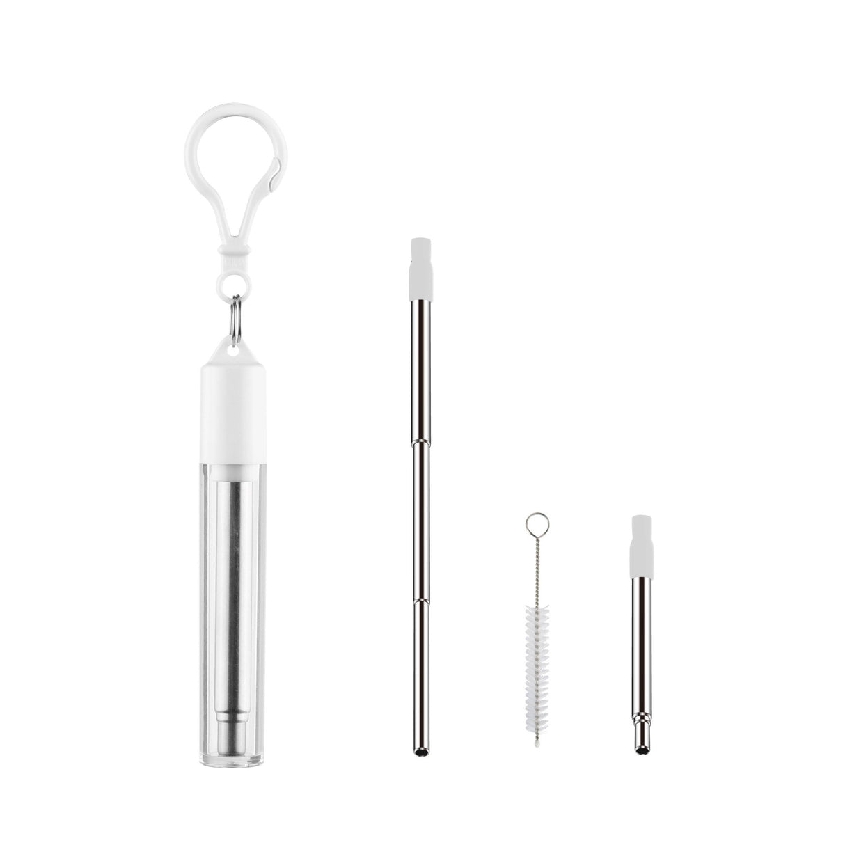 Telescopic Stainless Steel Straw Set - Yorkn Inc✅