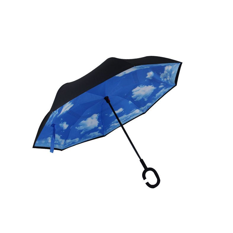 The Blue Sky & Clouds Inverted Umbrella - Yorkn Inc✅