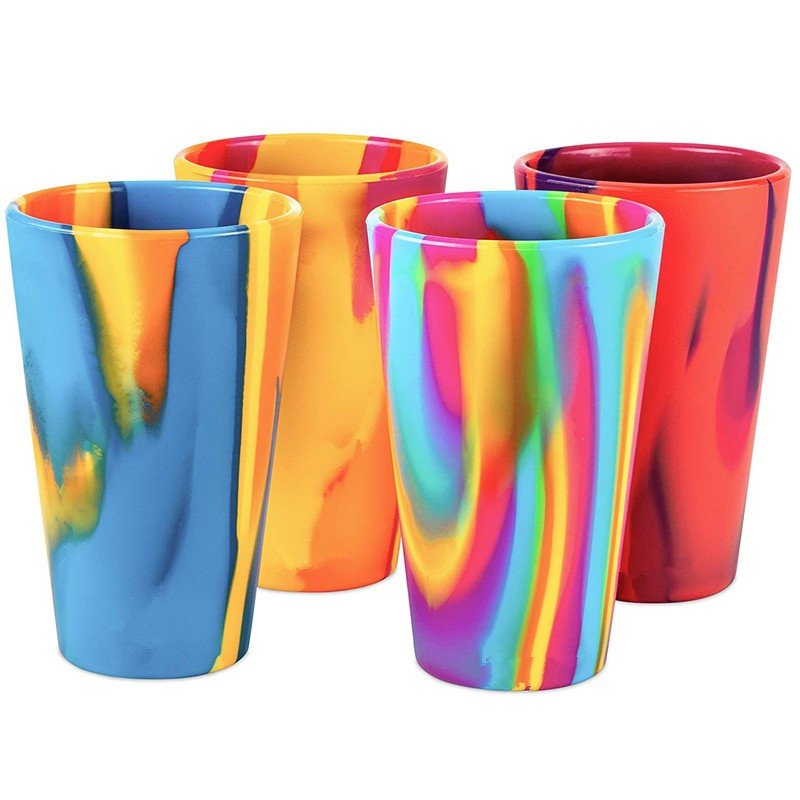 Tie Dye Silicone Cup - Yorkn Inc✅