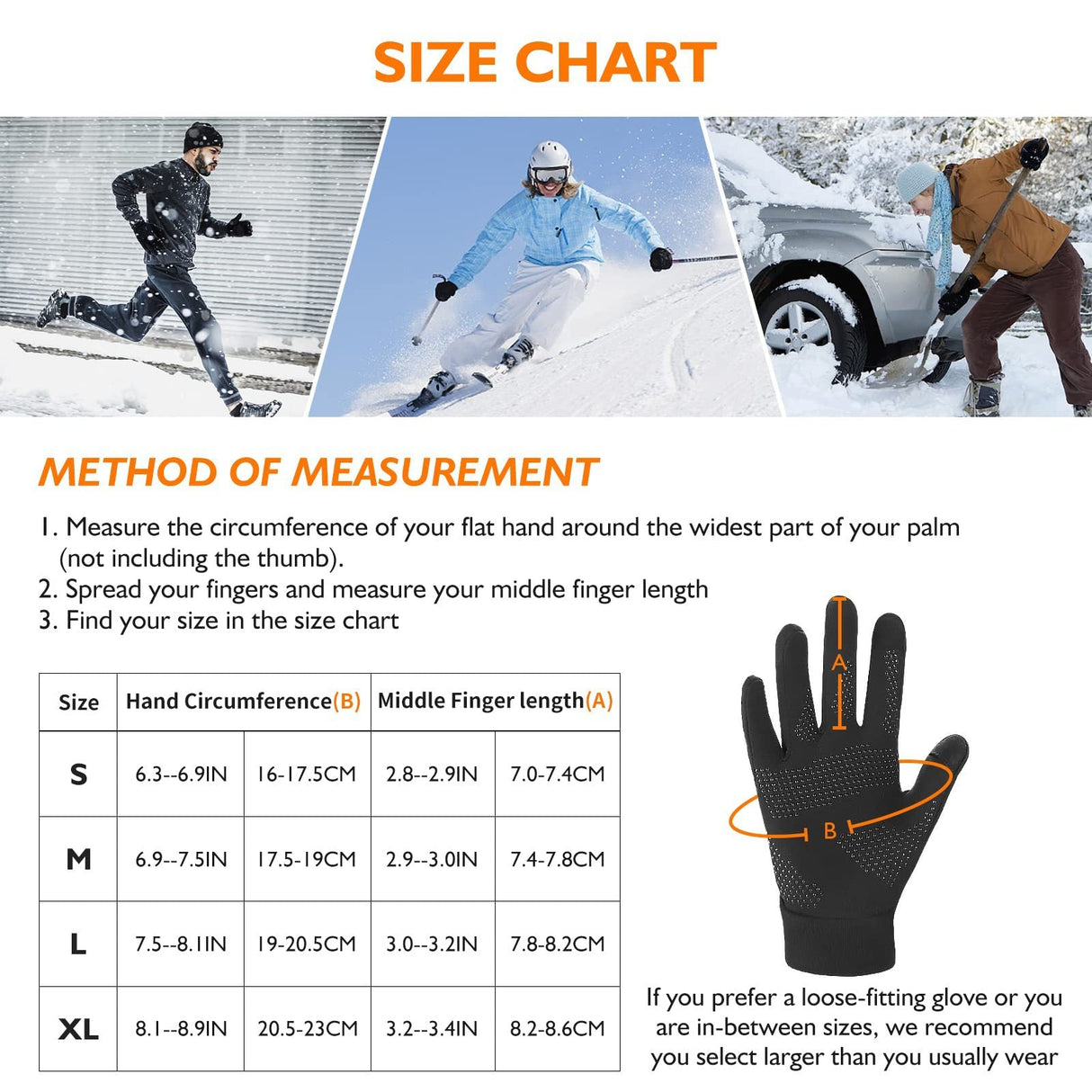 Touch Screen Anti - slip Warm Gloves For Sports - Yorkn Inc✅