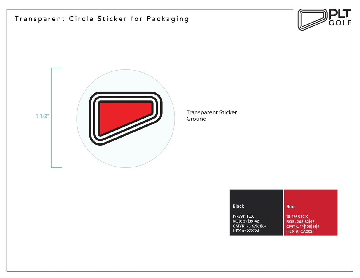 Transparent Circle Sticker - Yorkn Inc✅
