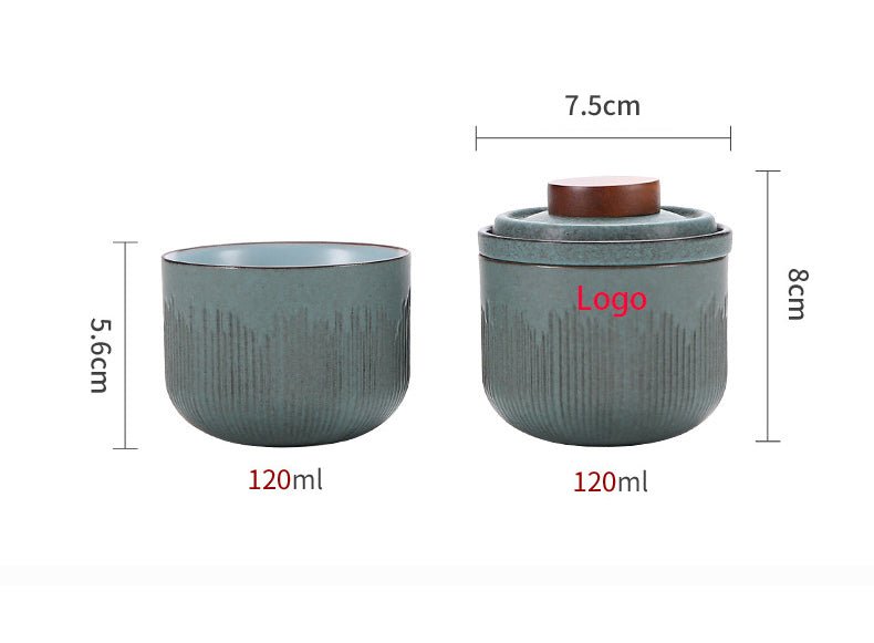 Travel Ceramic Tea Cup Set - Yorkn Inc✅