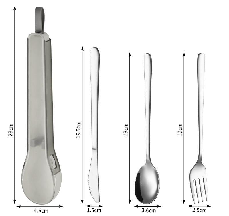 Travel Cutlery Set 3pcs - Yorkn Inc✅