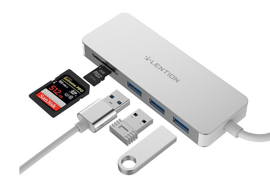 Usb 3.0 Type C Combo Hub With Sd Card Reader - Yorkn Inc✅