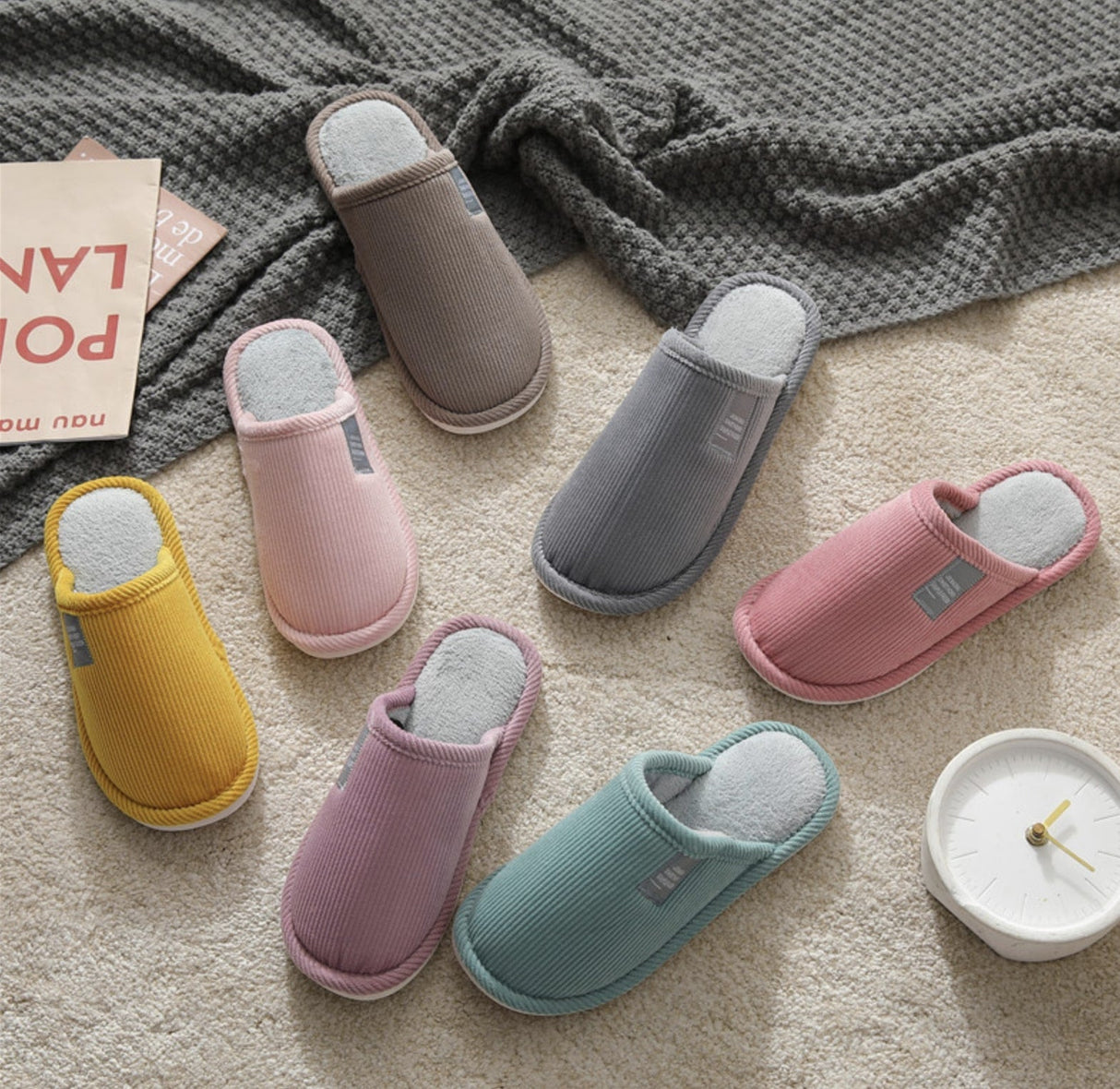 Warm Plush Bedroom Shoes - Yorkn Inc✅