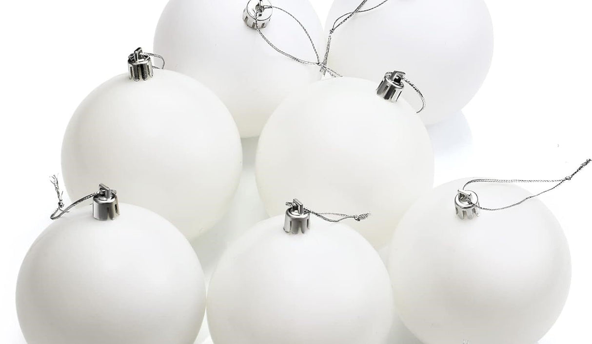 White Ornaments Matte Christmas Ball - Yorkn Inc✅