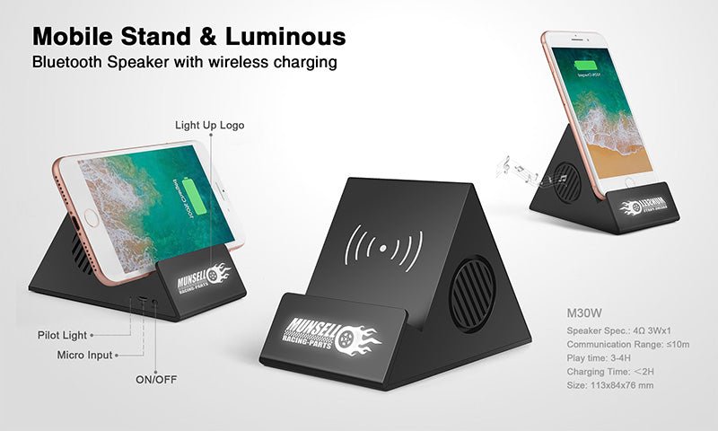 Wireless Blue Tooth Speaker With Led Ligh - Yorkn Inc✅