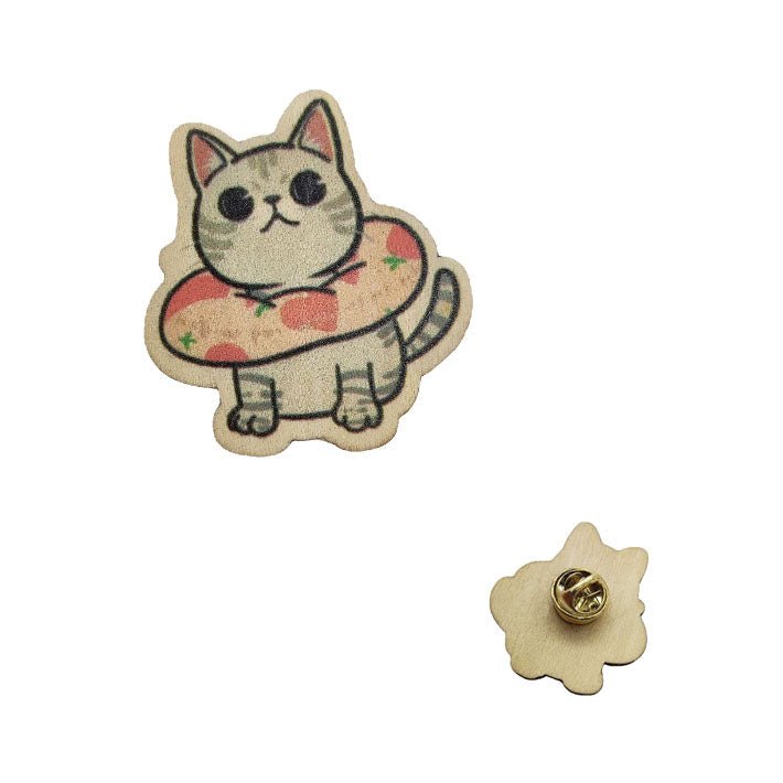Wooden Lapel Pin - Yorkn Inc✅
