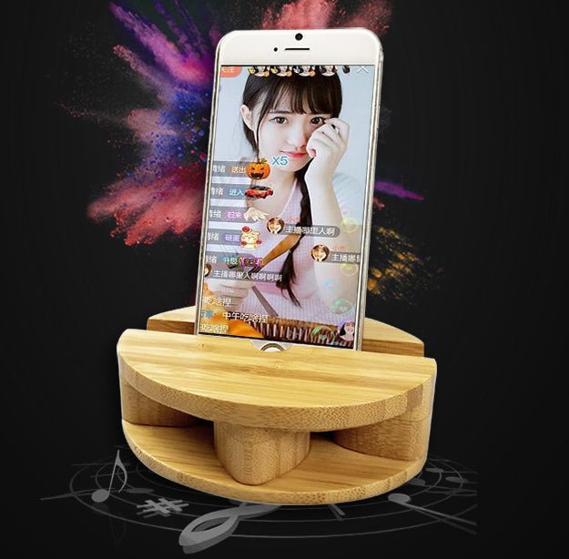 Wooden Speaker For Mobile Phone - Yorkn Inc✅