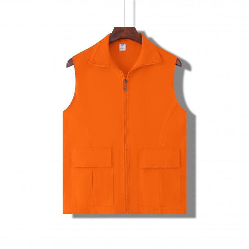 Zipper Cotton Vest - Yorkn Inc✅