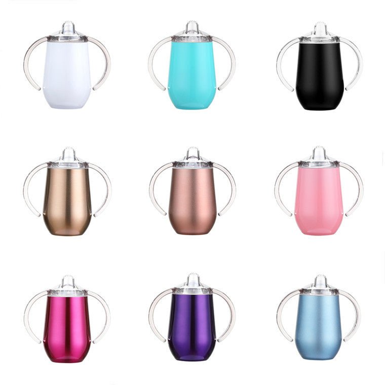10 Oz Double Handle Eggshell Milk Bottle - Yorkn Inc✅