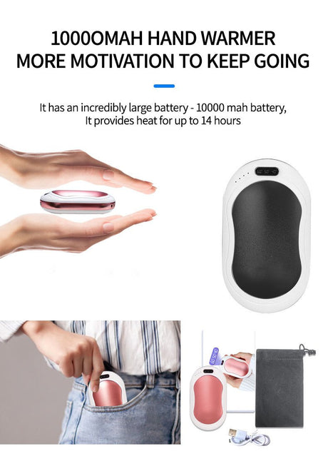 10000mah Power Bank Hand Warmer - Yorkn Inc✅
