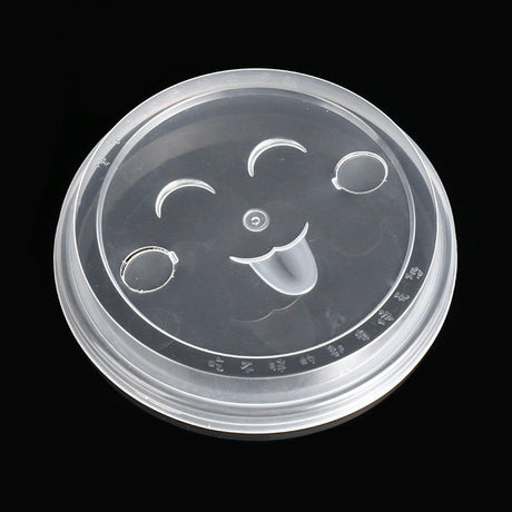 1000ml Plastic Cup With Smiley Face Lid - Yorkn Inc✅