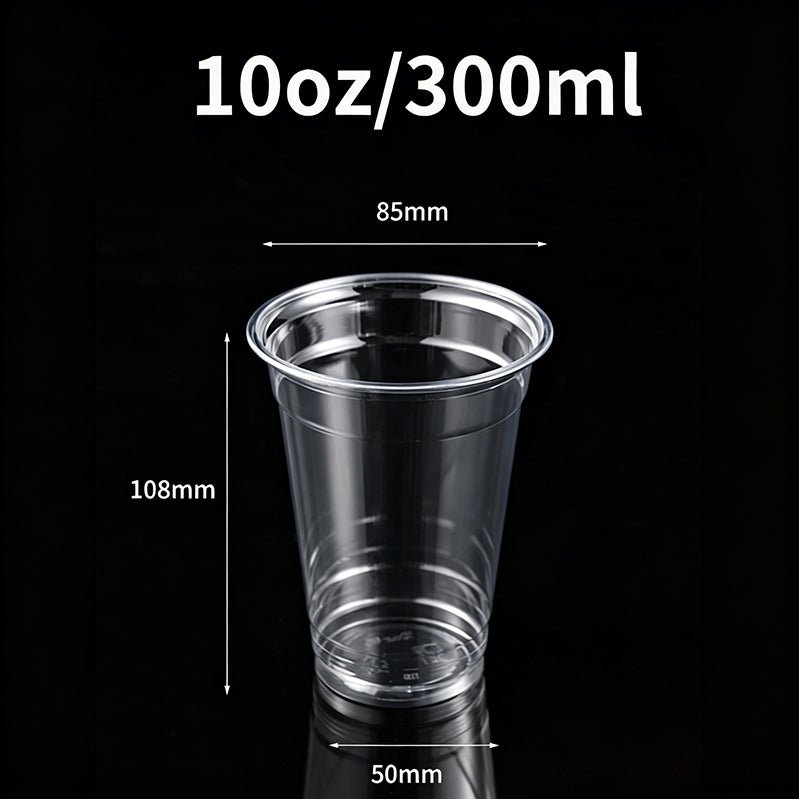 10oz Clear Pet Disposable Cold Drink Cups - Yorkn Inc✅