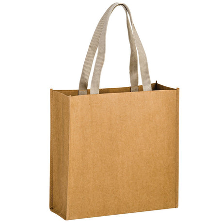 13 Inch Kraft Paper Tote Bag With Handle - Yorkn Inc✅