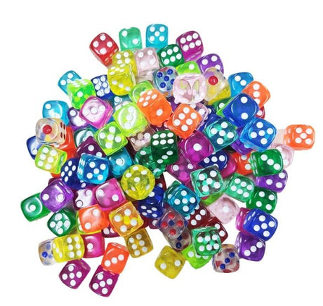 14mm Transparent Dice - Yorkn Inc✅