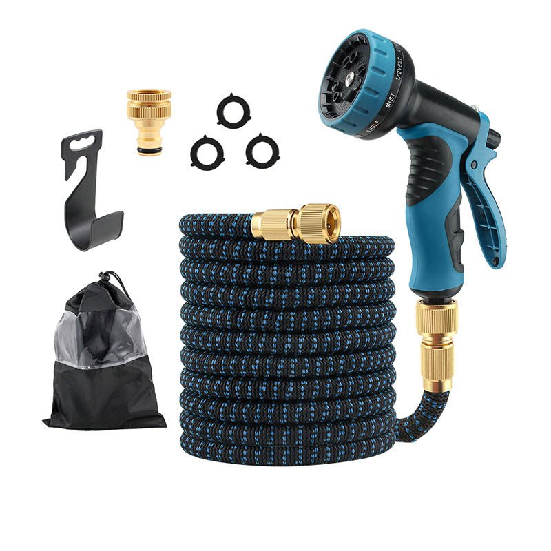 15m Garden Water Hose Complete Spray Nozzle Set - Yorkn Inc✅