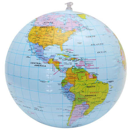 16 Inch Globe Beach Ball - Yorkn Inc✅