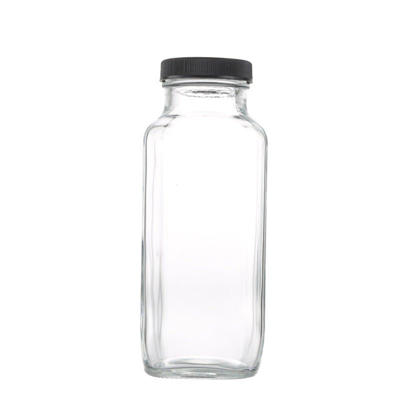 16oz Clear Glass Bottle - Yorkn Inc✅