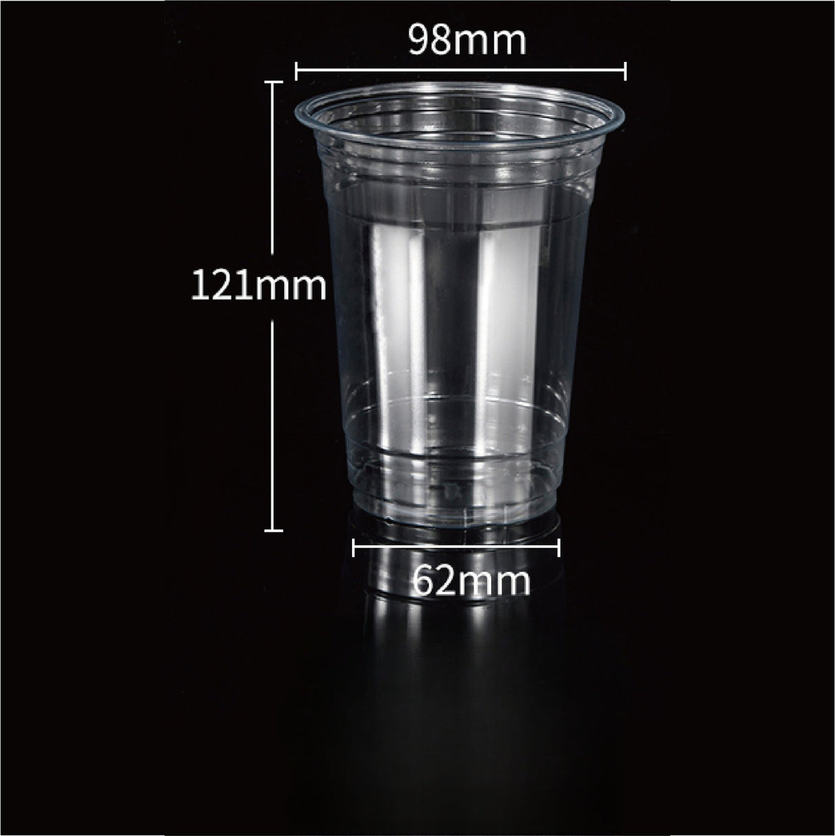 16oz Plastic Cup With Big Hole Lid - Yorkn Inc✅