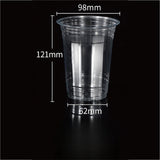 16oz Plastic Cup With Big Hole Lid - Yorkn Inc✅